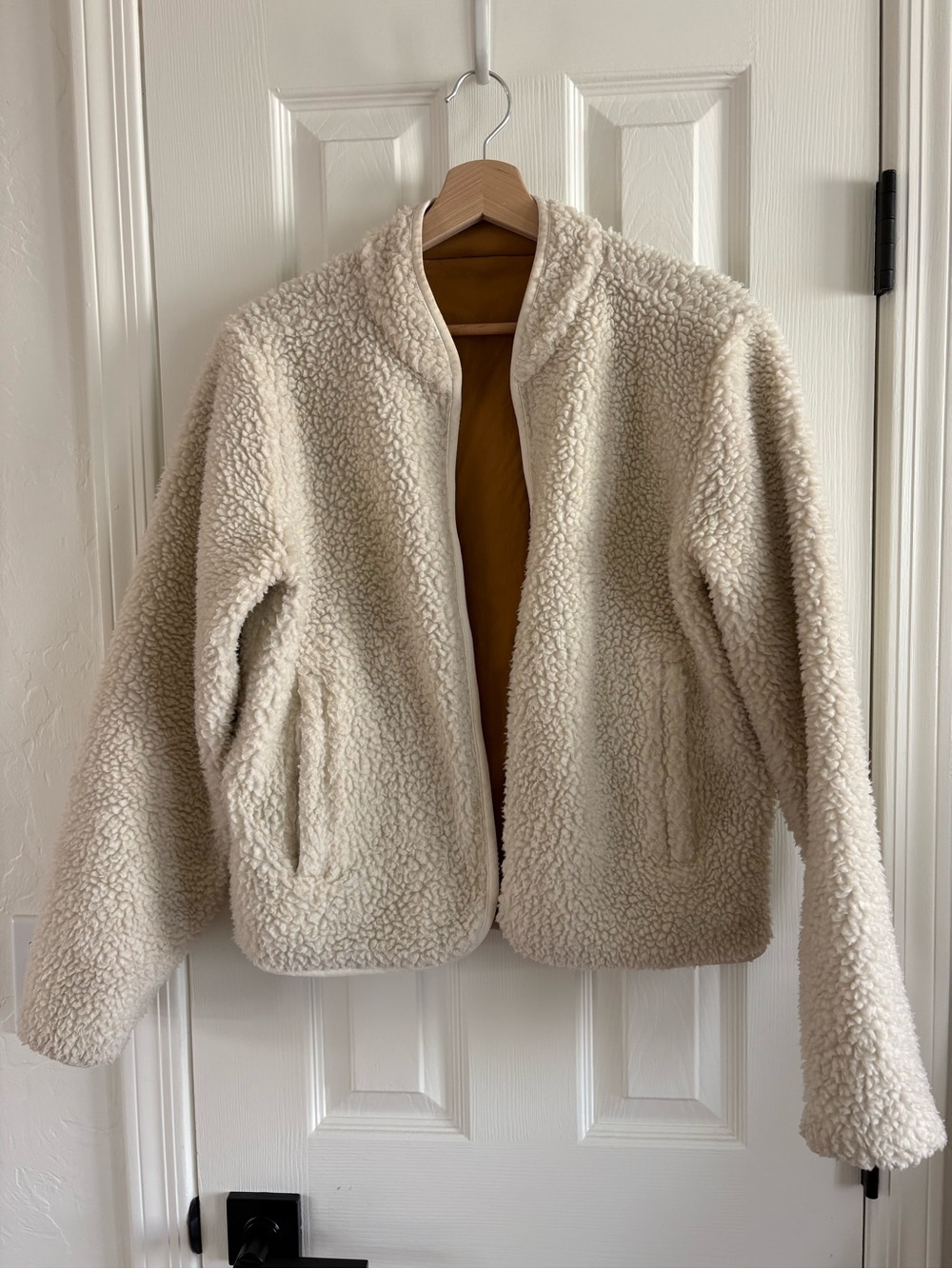 Cream Sherpa Zip-Front Jacket - Women's Cozy Outerwear